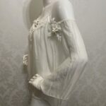 Bluzka Vionett White Silk Romantic - obrazek 3