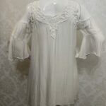 Tunika Vionett Whaite Romantic Silk - obrazek 4