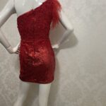 Sukienka Sherri Hill Red Short - obrazek 3