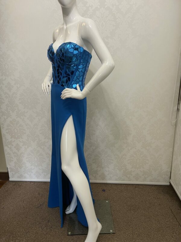 Suknia SherriHill Bluglass - obrazek 3