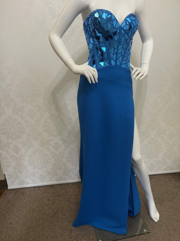 Suknia SherriHill Bluglass - obrazek 2