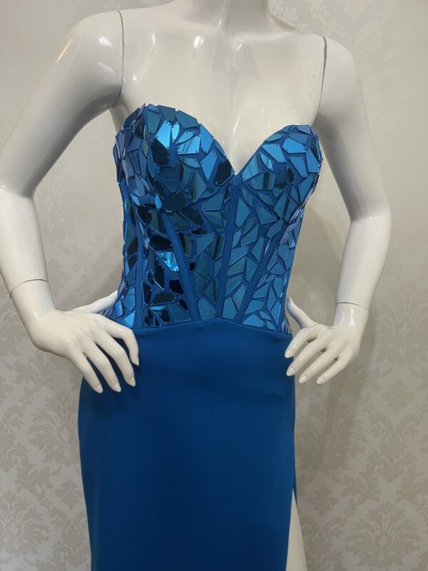 Suknia SherriHill Bluglass