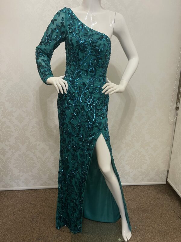 Suknia Sherri Hill Jade Long - obrazek 5